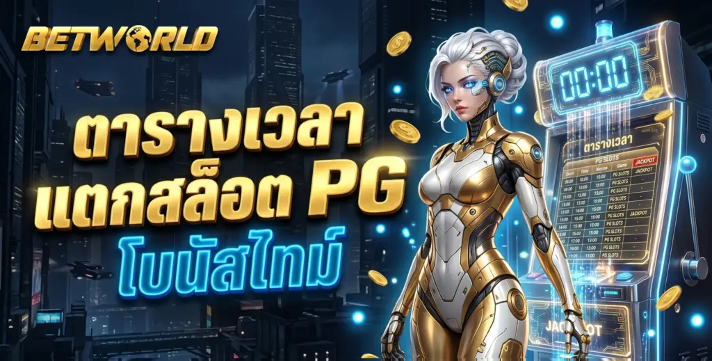 ตาราง เวลาแตกสล็อต PG โบนัสไทม์ เล่นช่วงไหนแตกดีสุด