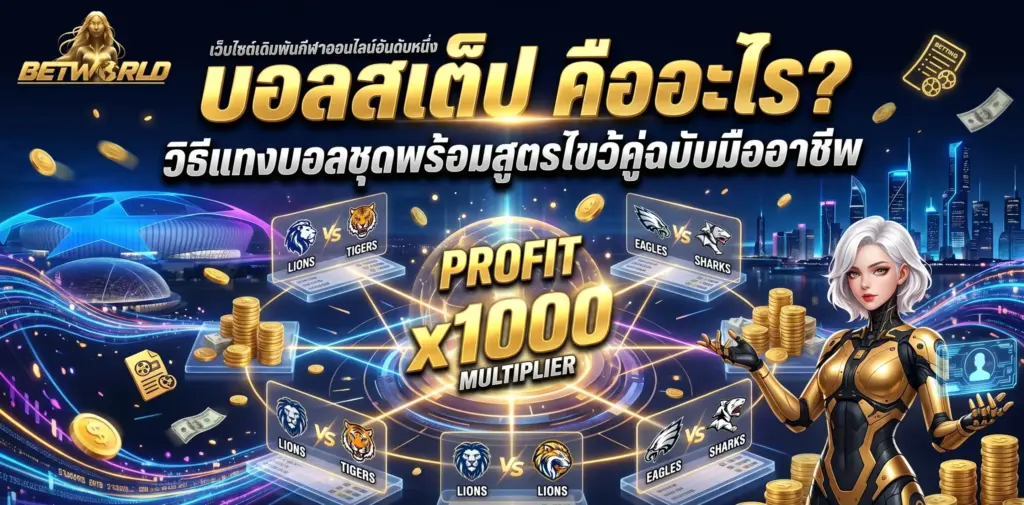 บอลสเต็ป คืออะไร? วิธีแทงบอลชุดพร้อมสูตรไขว้คู่มืออาชีพ